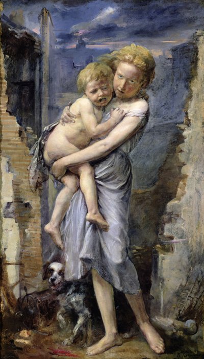 Fratello e sorella, due orfani dell